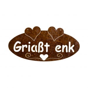 Eisnherz Tafel Griasst Enk Eisnherz